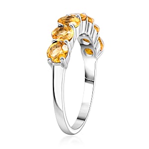 Brazilian Citrine 1.75 ctw Ring in Sterling Silver (Size 8.0)