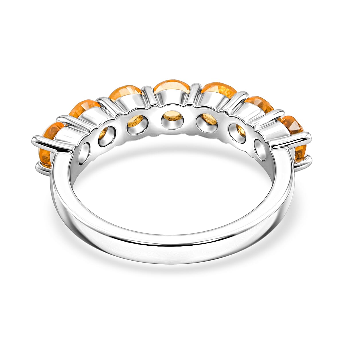 Brazilian Citrine 1.75 ctw Ring in Sterling Silver (Size 8.0) image number 4