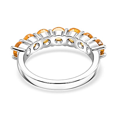 Brazilian Citrine 1.75 ctw Ring in Sterling Silver (Size 8.0)