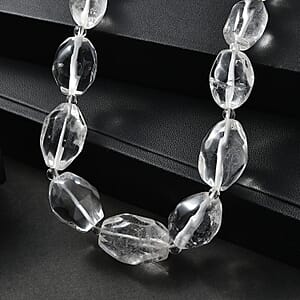 EverTrue Austrian Crystal Beaded Necklace in 18K YG Plated 18-19 Inches 