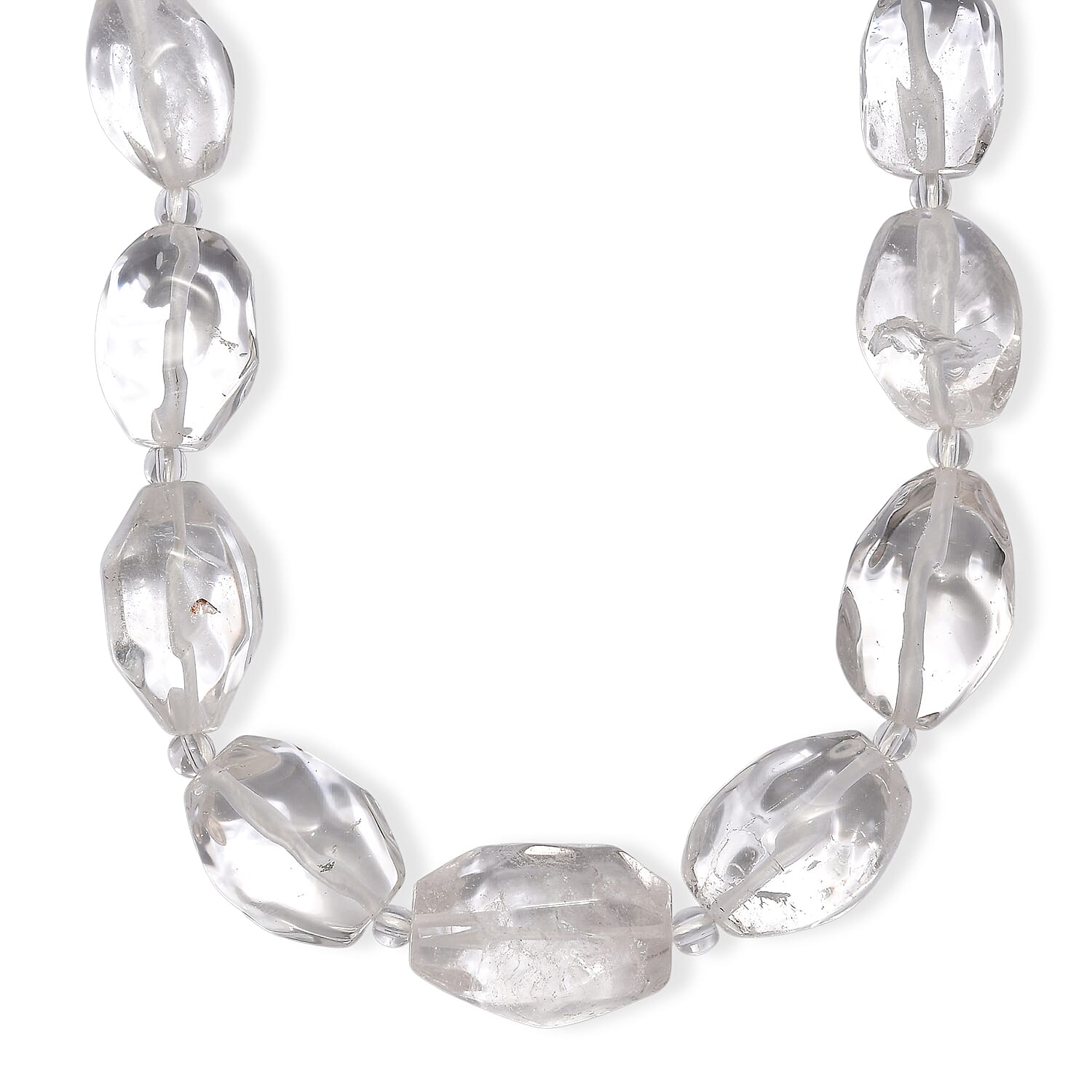 EverTrue Austrian Crystal Beaded Necklace in 18K YG Plated 18-19 Inches