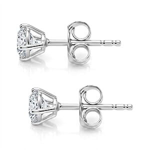 Luxuriant Lab Grown Diamond G-H SI 1.00 ctw Stud Earrings in 10K White Gold