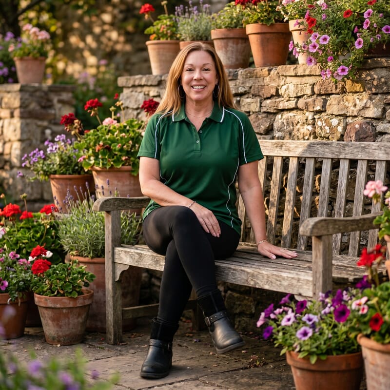 Expert Oxymesh Green Piped Polo - Large