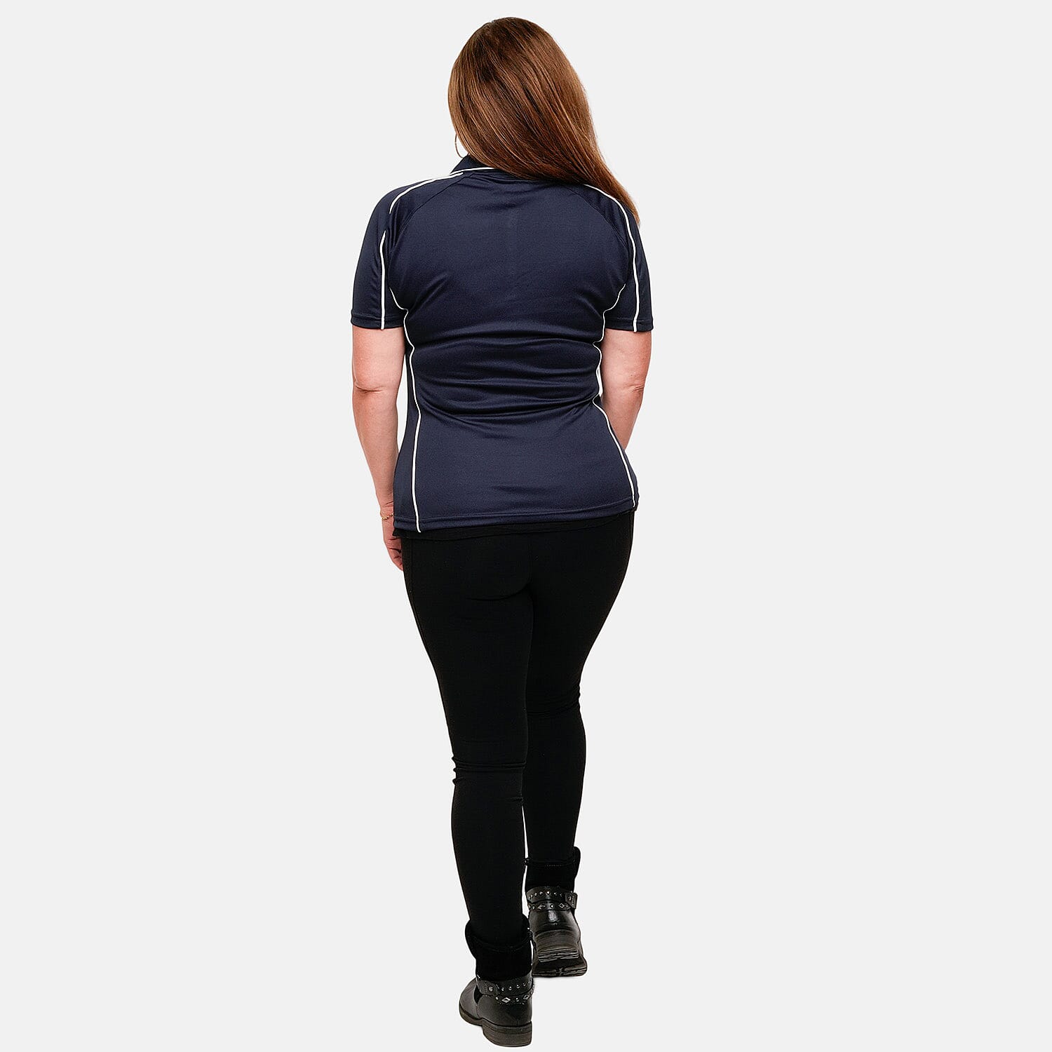 Expert Oxymesh Navy Piped Polo - 2XL