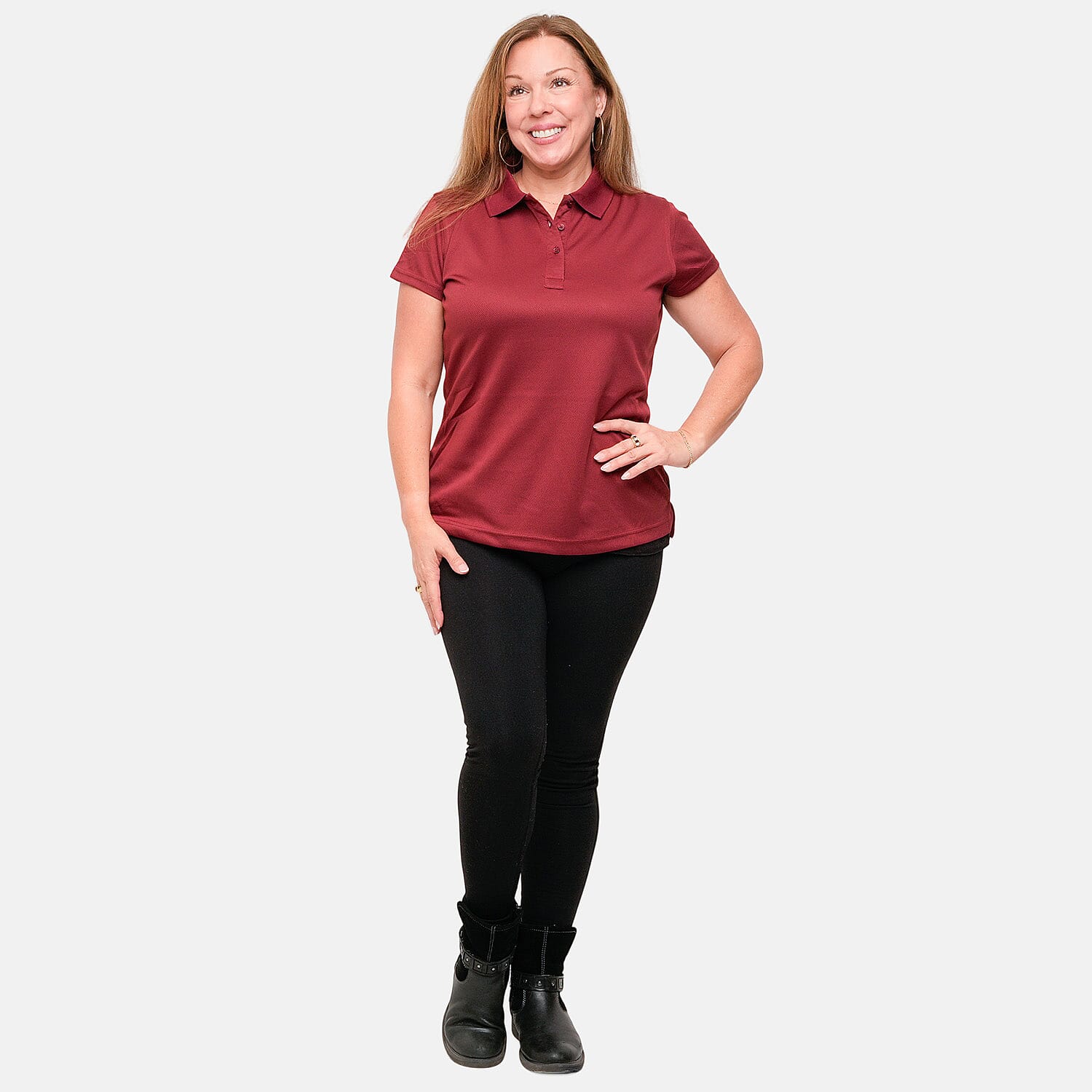 Expert Oxymesh Team Cardinal City Polo Large