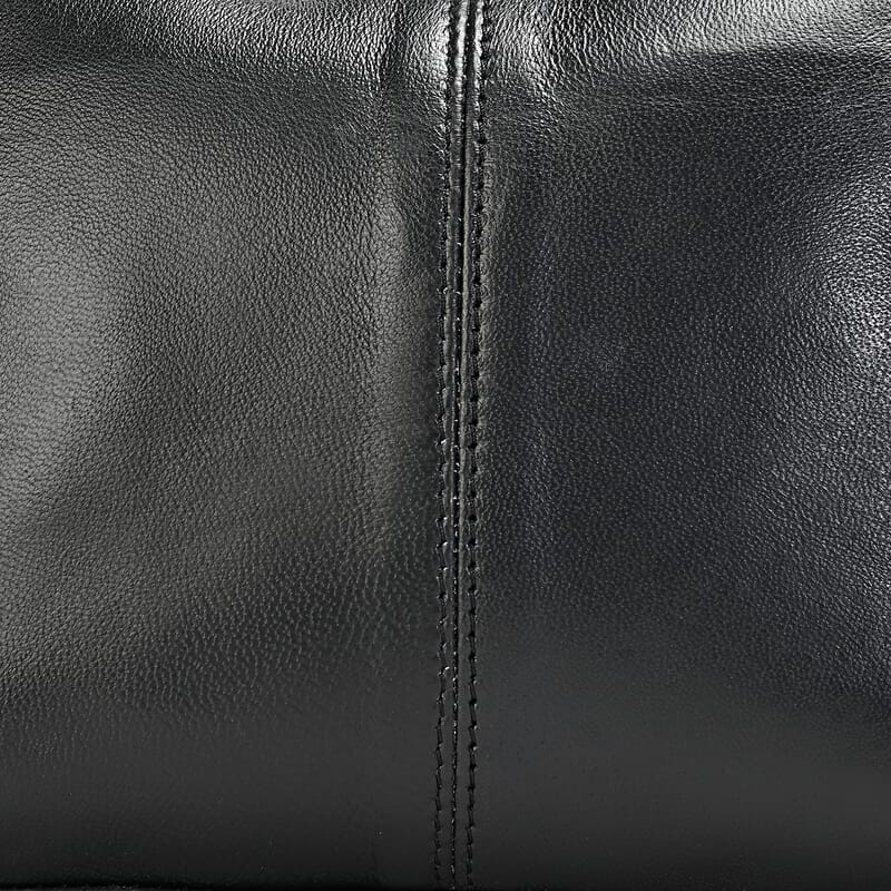 La Marey Black Genuine Leather Crossbody Bag