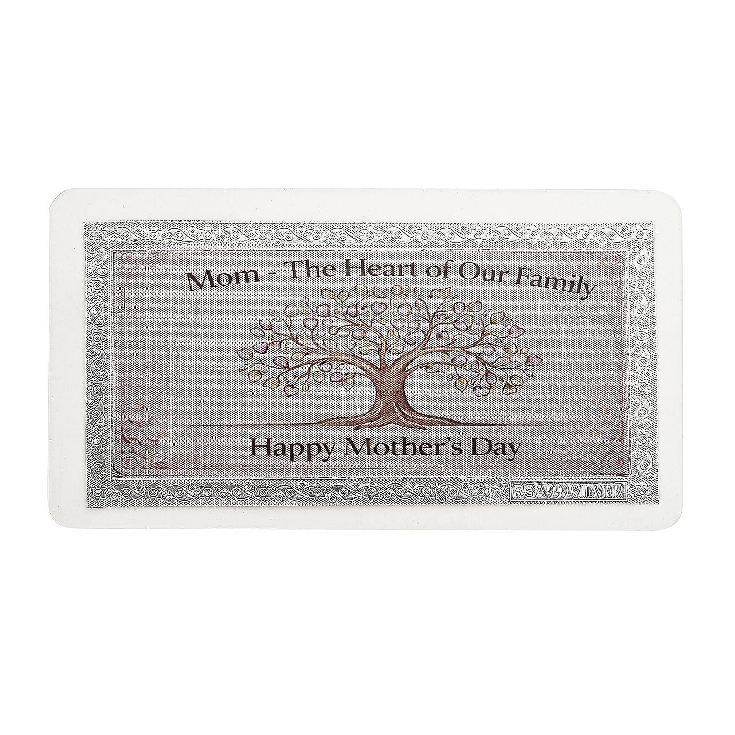 999 Fine Silver Bold, Free and Unbreakable Embossed Sheet 500mg