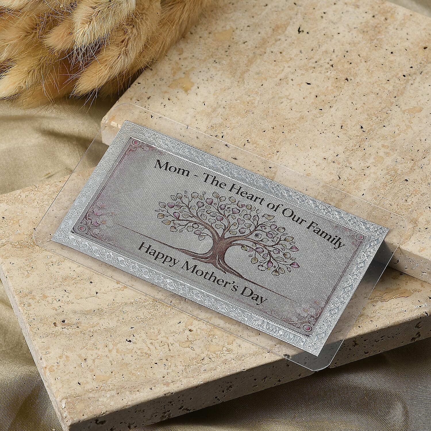 999 Fine Silver Bold, Free and Unbreakable Embossed Sheet 500mg