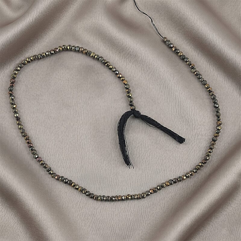 GCS Coated Spinel 38.70 ctw Beaded Strand (14 Inches)