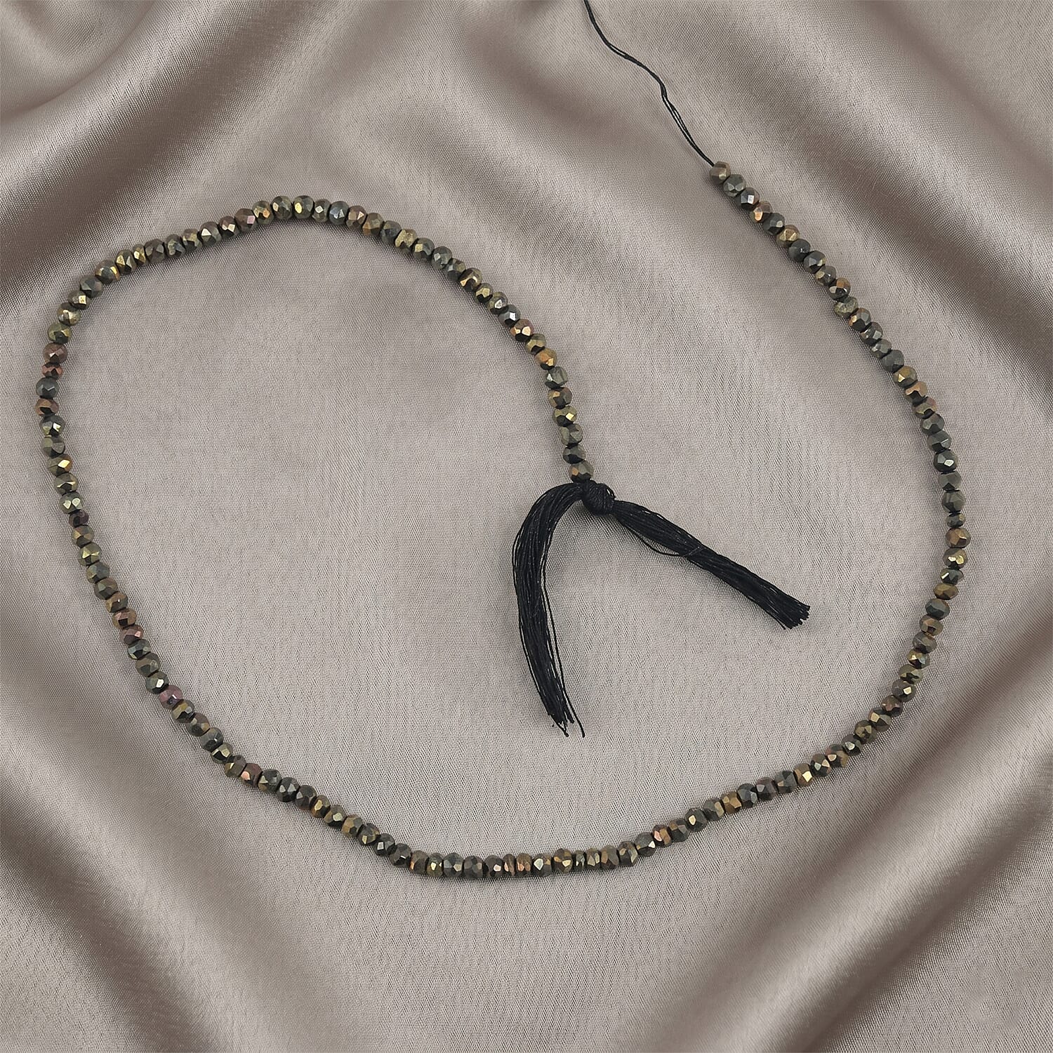 GCS Coated Spinel 38.70 ctw Beaded Strand (14 Inches)