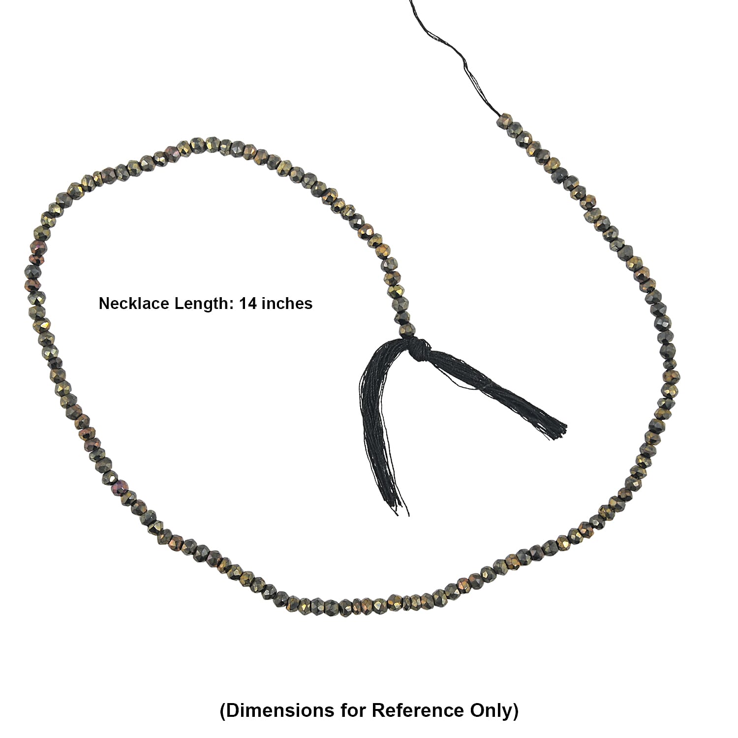 GCS Coated Spinel 38.70 ctw Beaded Strand (14 Inches)