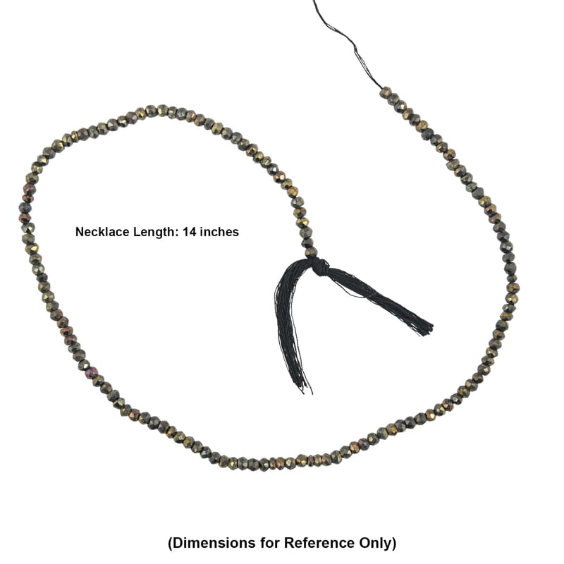 GCS Coated Spinel 38.70 ctw Beaded Strand (14 Inches)