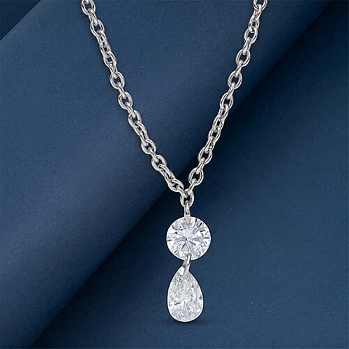 Rhodium Over Sterling Silver - Product card gallery slide 2 (10211209576761)