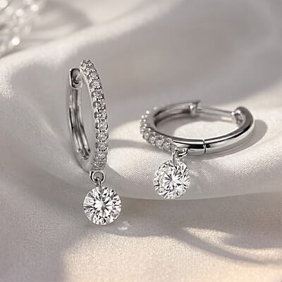 Rhodium Over Sterling Silver - Product card gallery slide 2 (10211209740601)
