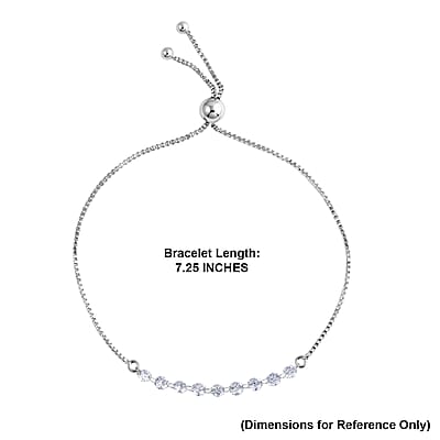 Rhodium Over Sterling Silver - Product card gallery slide 4 (10216465924409)