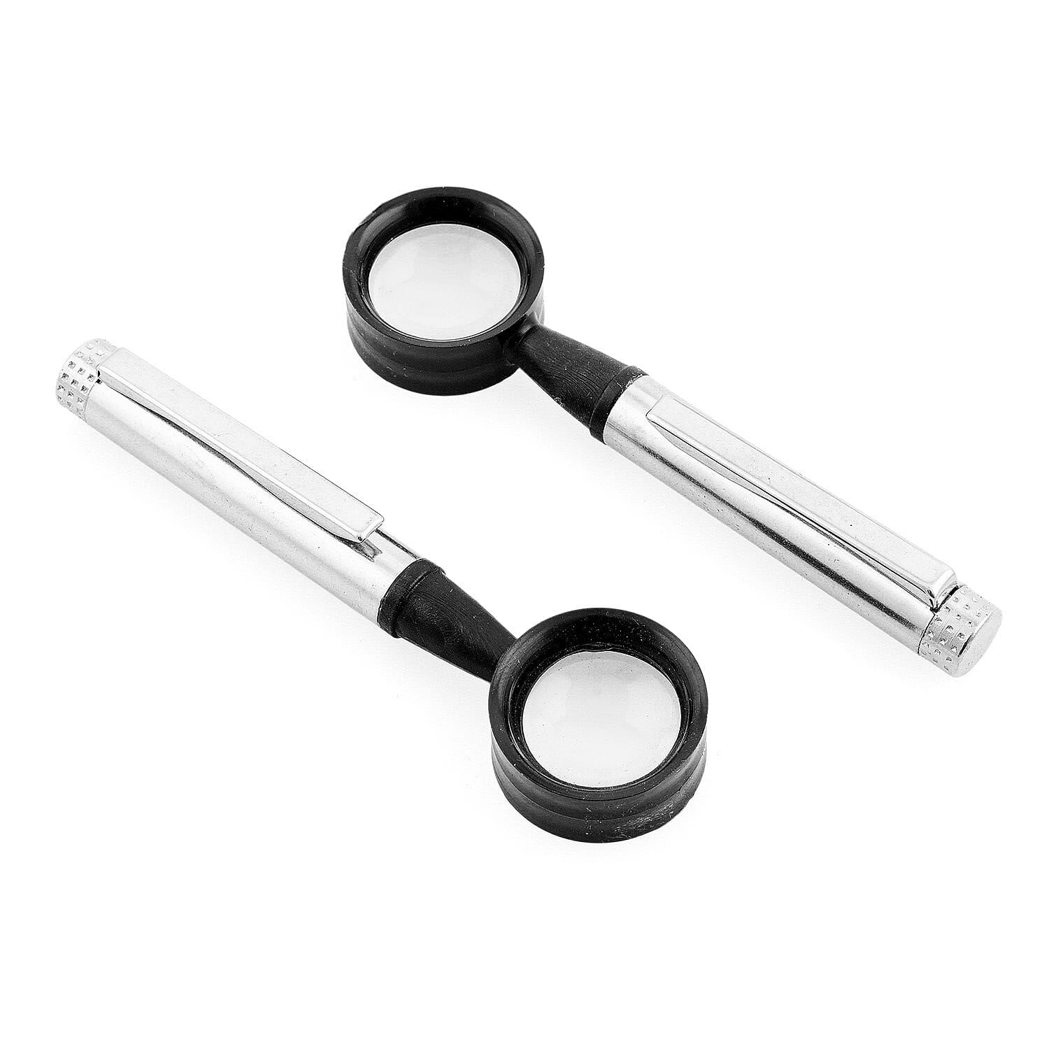 Set of 2 3.5 Clip 10X Magnifier