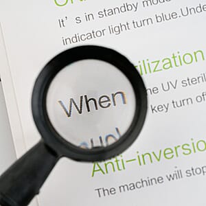 Set of 2 3.5 Clip 10X Magnifier