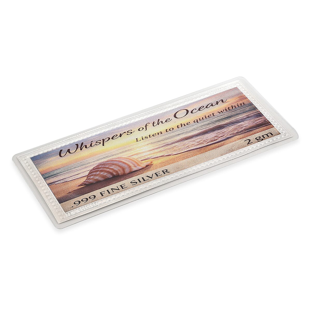 999 Fine Silver Whispers of Ocean Embossed Sheet (2 g) image number 6