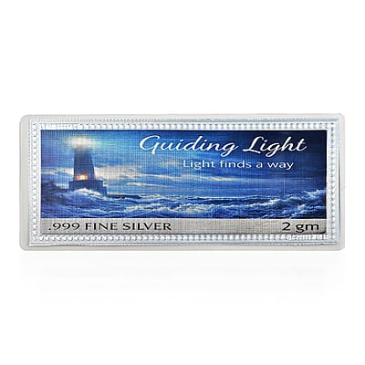 999 Fine Silver Whispers of Ocean Embossed Sheet (2 g)