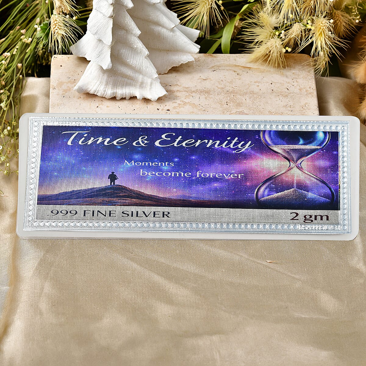 999 Fine Silver Tree of Life Embossed Sheet (2 g) image number 2