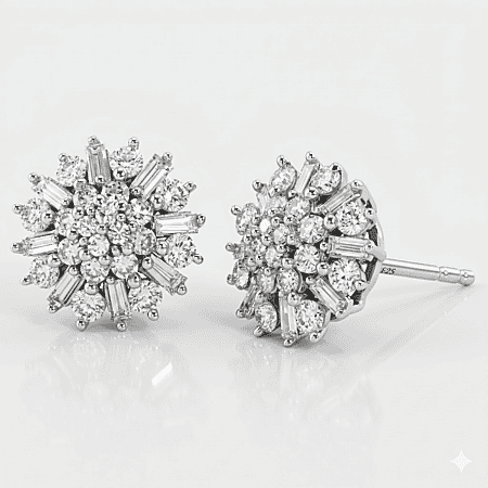 Rhodium Over Sterling Silver - Product card gallery slide 2 (10252695404857)