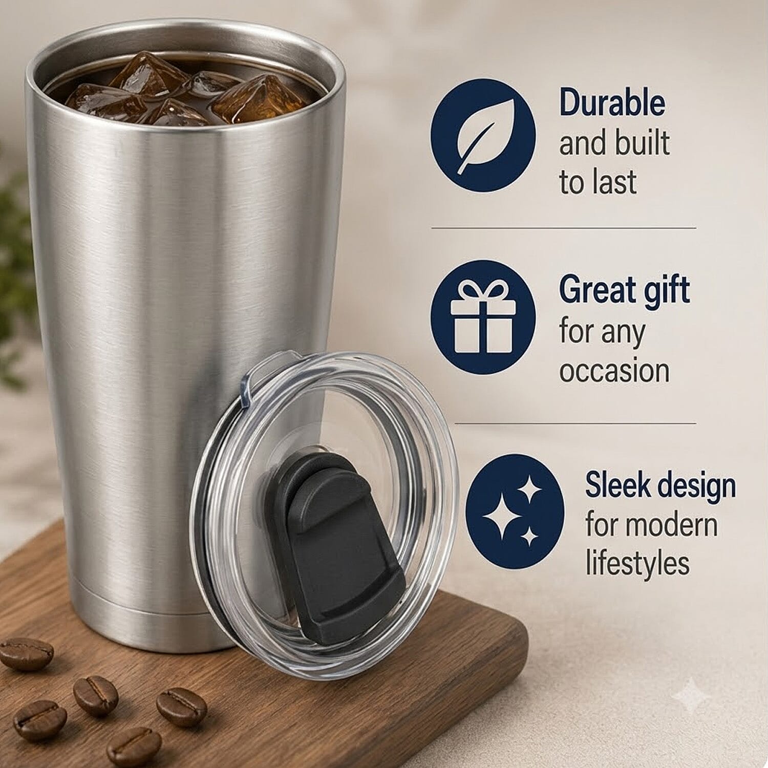 Closeout The Memory Company Double Wall Stainless Steel Tumbler 20oz