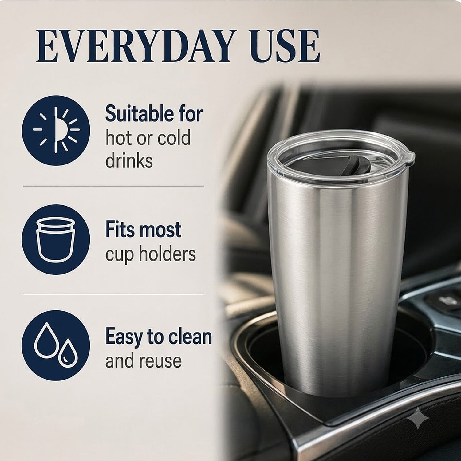 Closeout The Memory Company Double Wall Stainless Steel Tumbler 20oz