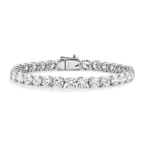 Luxuriant Lab Grown Diamond SI 18.15 ctw Tennis Bracelet in Sterling Silver (7.50 In)