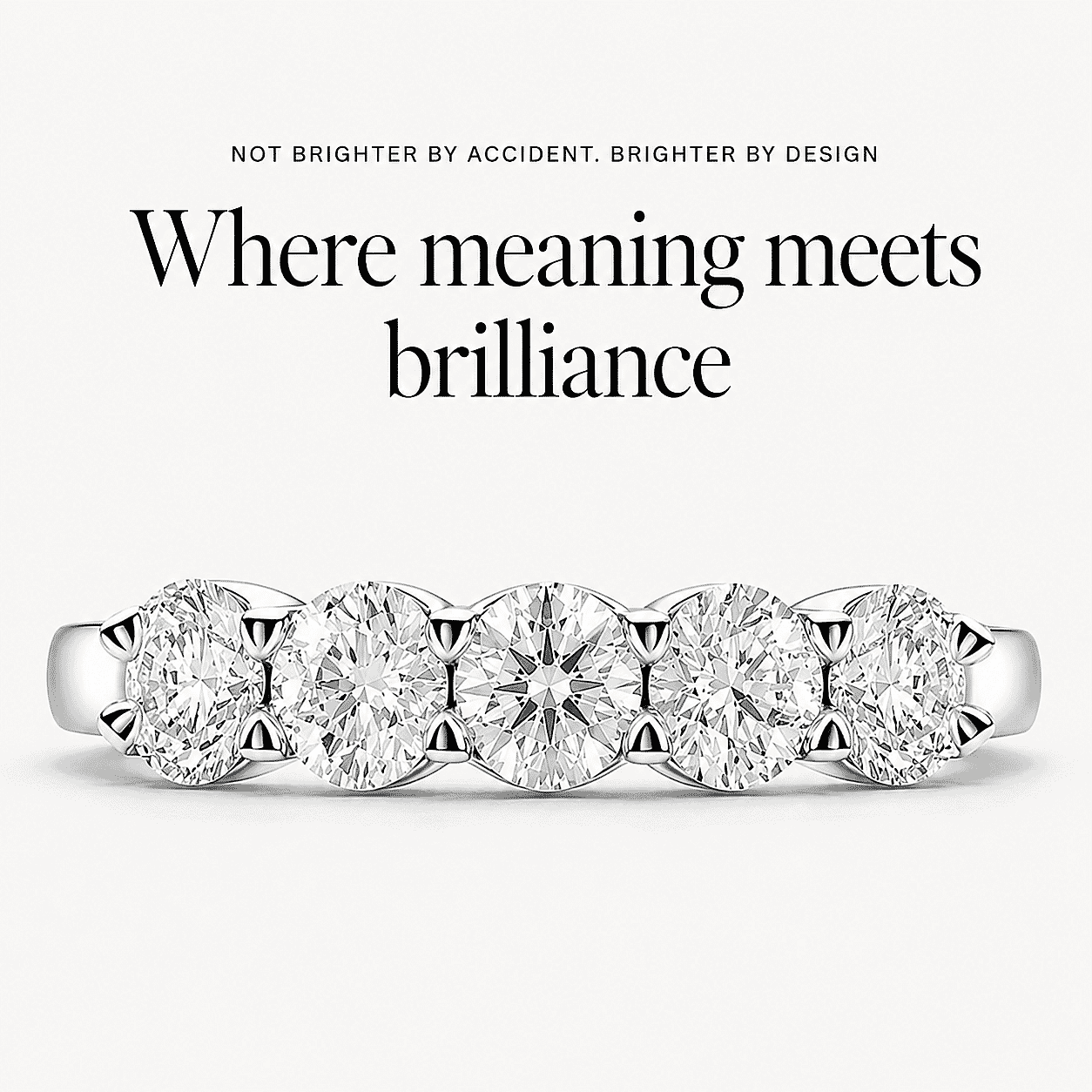 Luxuriant Lab Grown Diamond SI 1.00 ctw Ring in Sterling Silver (Size 8.0)