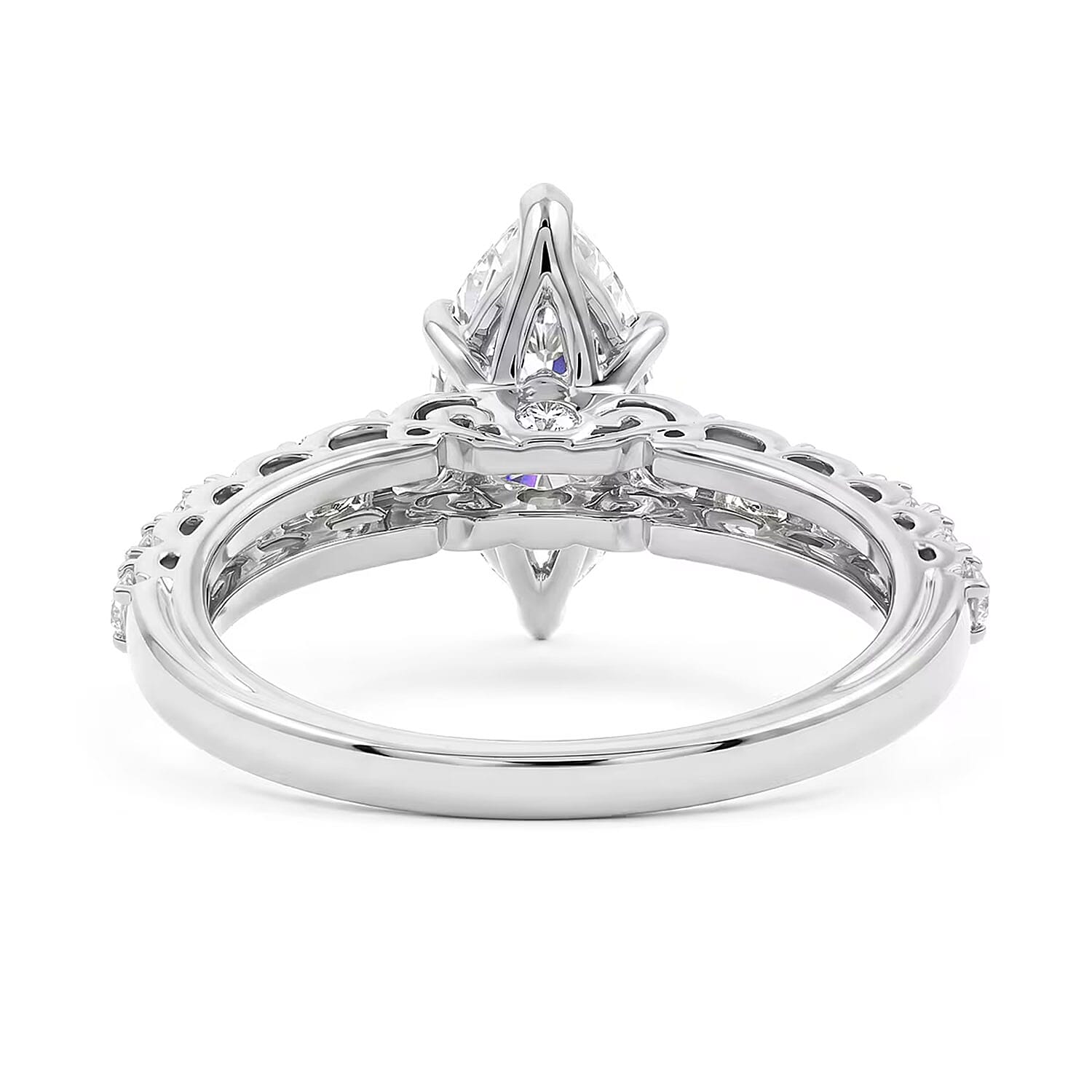 Luxuriant Lab Grown Diamond (SI) 2.15 ctw Ring in Sterling Silver (Size 5.0)