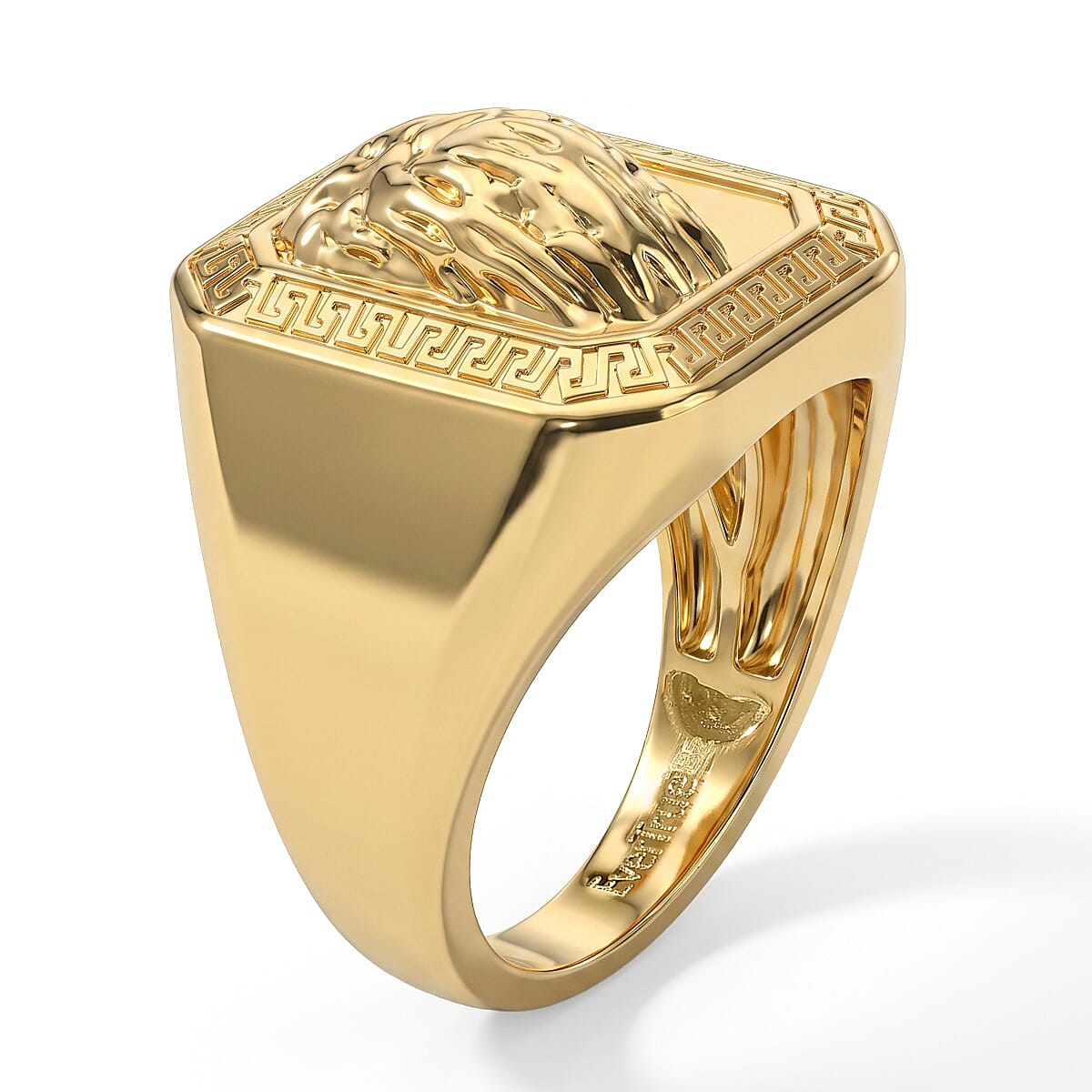 EverTrue Bronzella Collection Mens Ring in 18K YG Plated Bronze (Size 9.0)