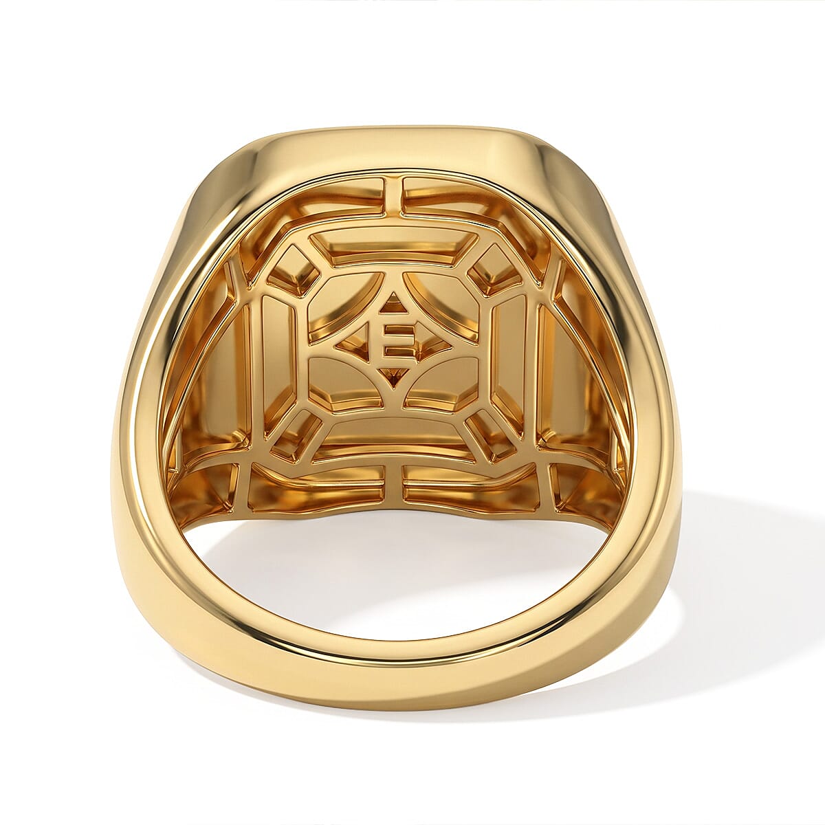 EverTrue Bronzella Collection Mens Ring in 18K YG Plated Bronze (Size 9.0)