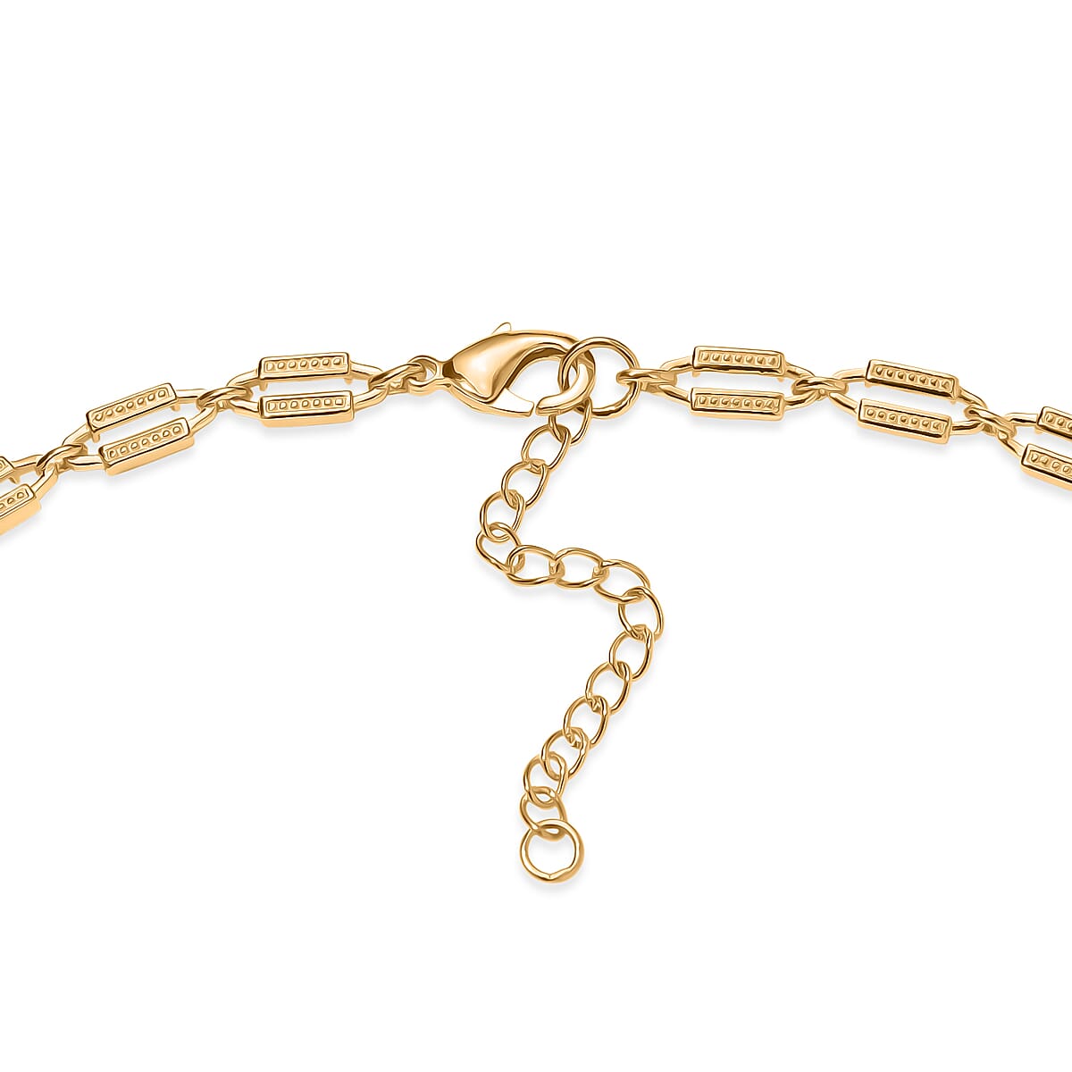 EverTrue Chartreuse Quartz (Triplet) 20.00 ctw Necklace (18-20 Inches) in 18K YG Plated image number 2