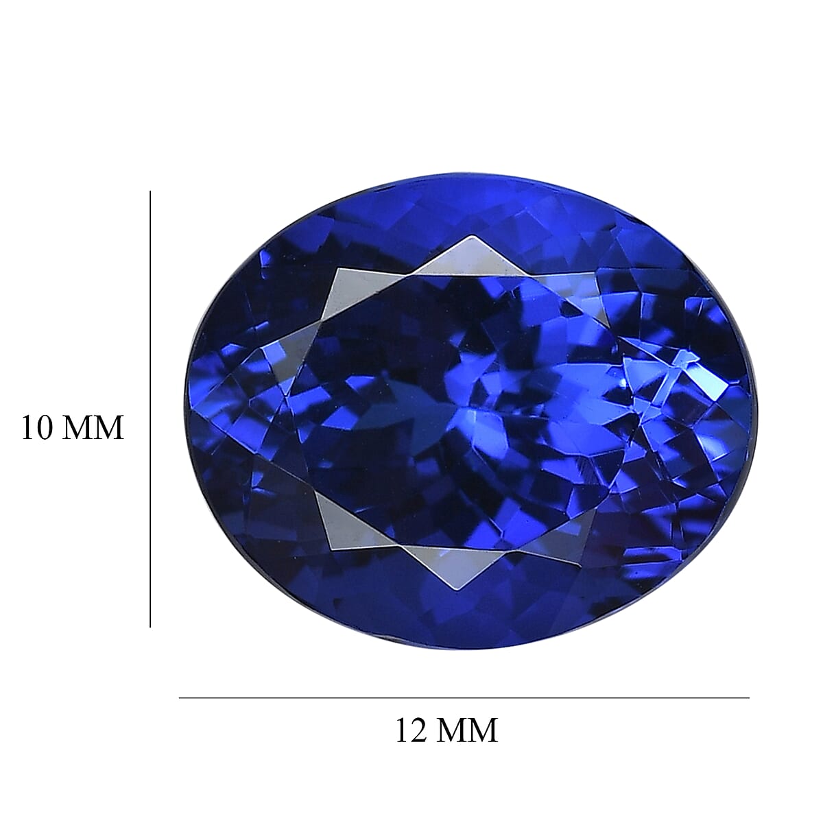 AAAA Tanzanite (Ovl 12x10mm) 5.83 ctw image number 4