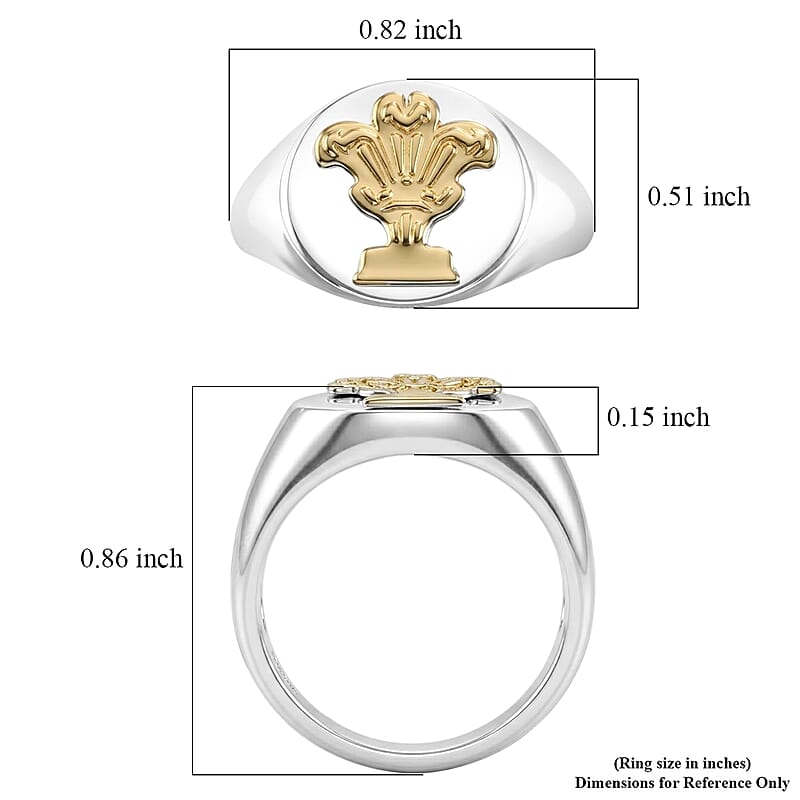D'Joy Ring in Rhodium Over Sterling Silver (Size 6.0) 4.95 Grams