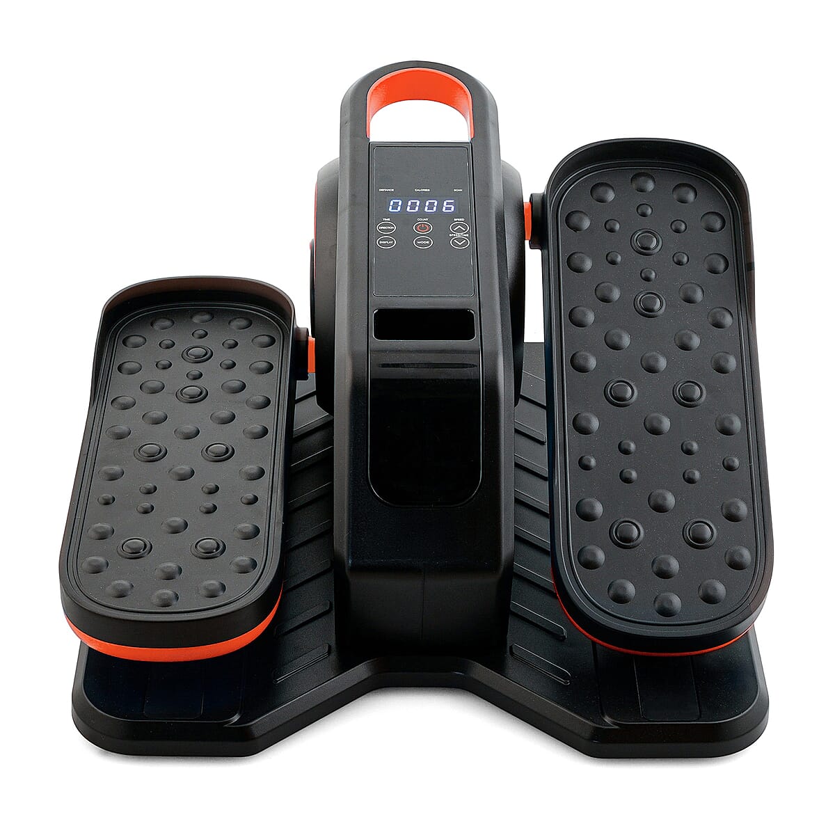 Orange Portable Under Desk Elliptical Stepper with Remote image number 1