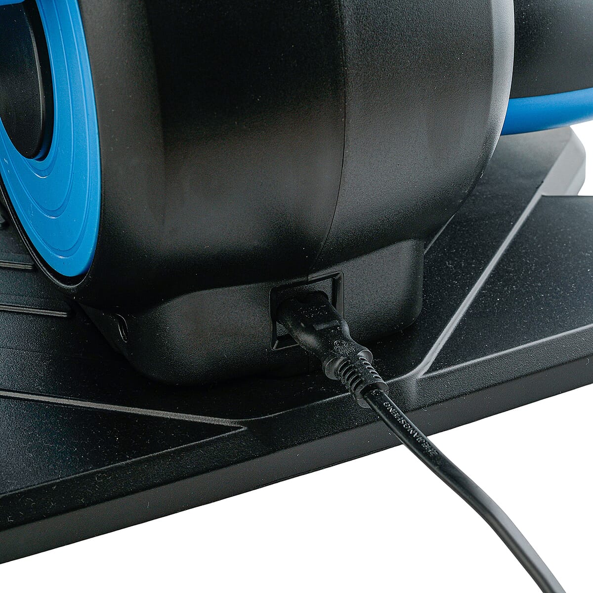 Blue Portable Under Desk Elliptical Stepper with Remote image number 4
