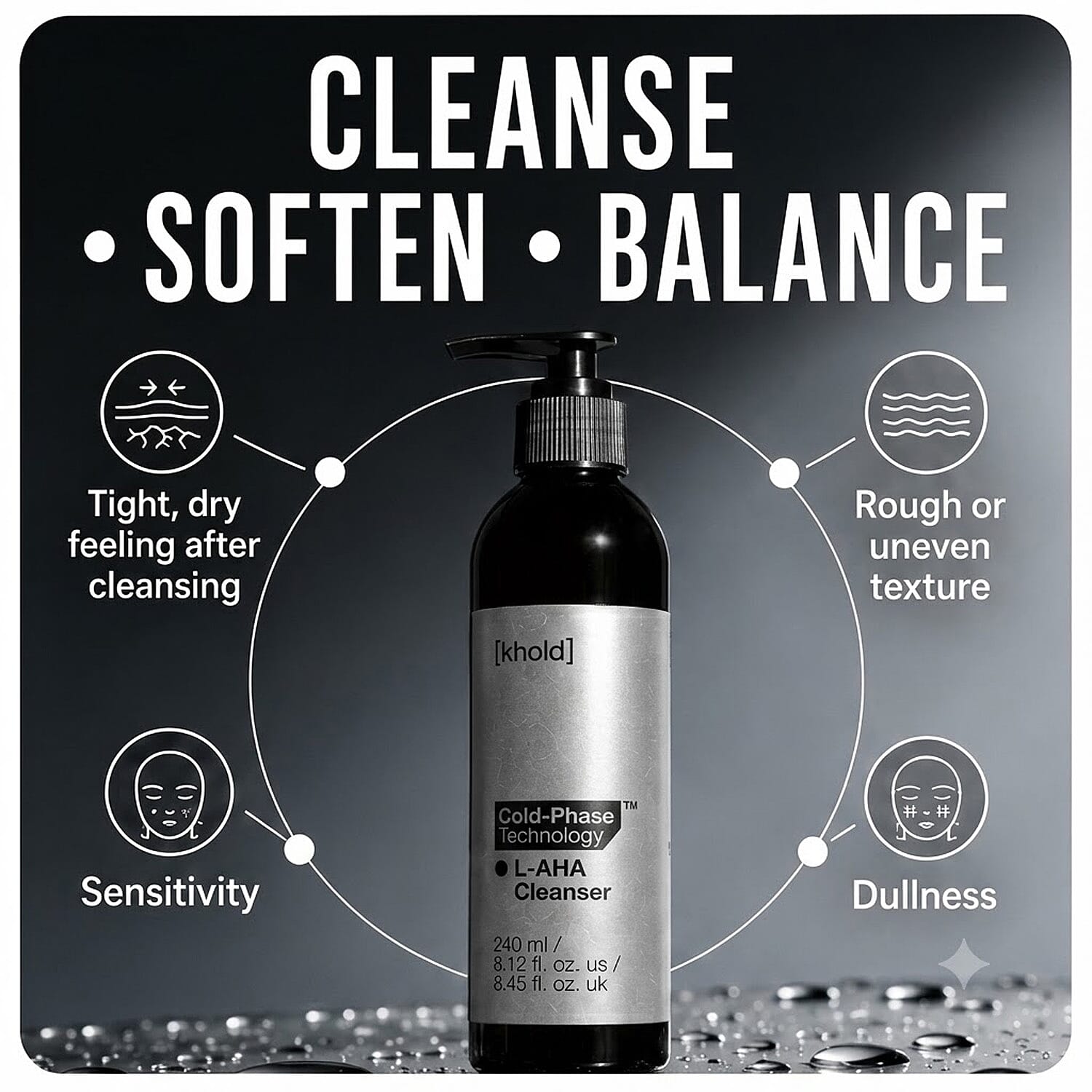 Khold L-AHA Cleanser 240ml