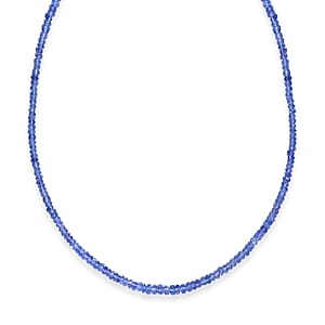 Luxoro AAA Tanzanite 64.00 ctw Beaded Necklace in 10K Yellow Gold 18 Inches 