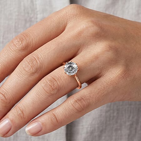 120 Facet / Rose Gold Over Sterling Silver / 4 - Product card gallery slide 2 (10293392146745)