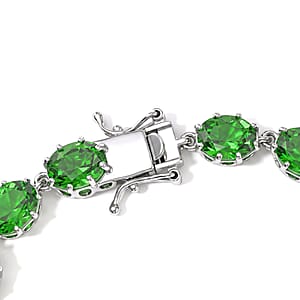 EverTrue Chartreuse Quartz (Triplet) 22.25 ctw Mystic Vine Bracelet in Platinum Bond (7.25 In)