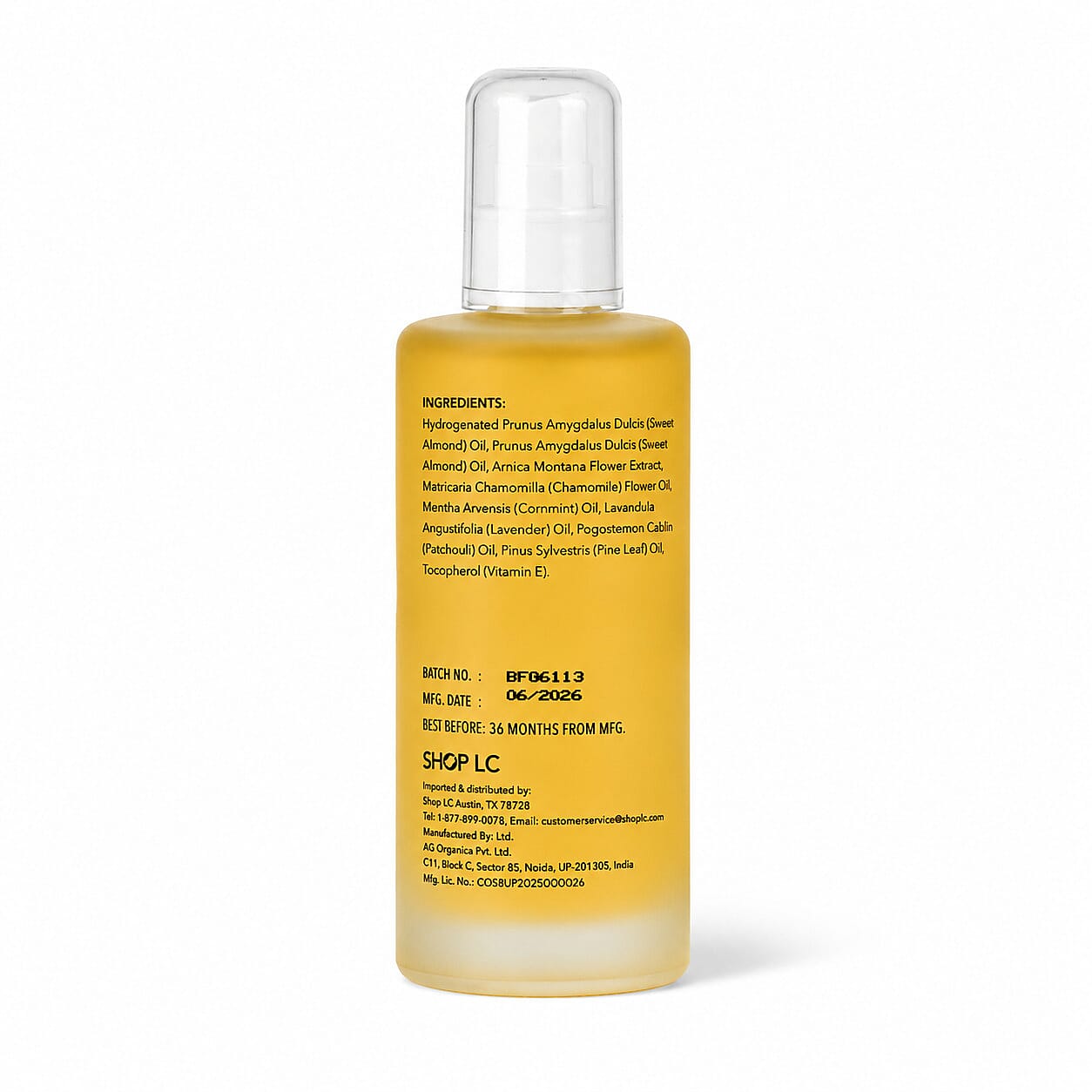 Marigold and Lotus Sore Muscle Massage Oil 6.76oz