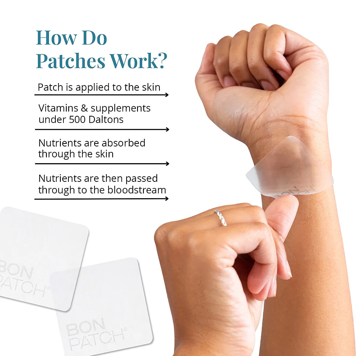 BonPatch Clarity Wellness Patches (30 Patches) Made in the US image number 2