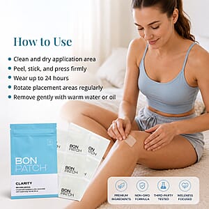 BonPatch Clarity Wellness Patches (30 Patches) Made in the US
