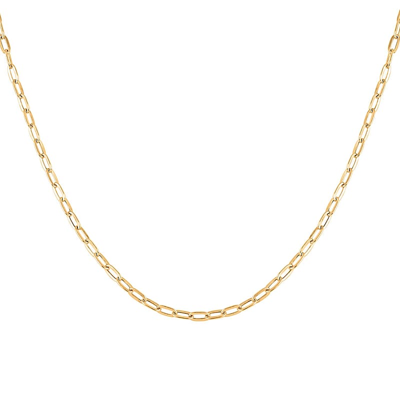 2.7mm Paperclip Chain Necklace in 14K Yellow Gold 3.24 Grams (18 Inches)