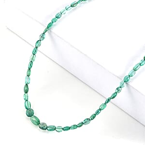 Rhapsody AAAA Kagem Zambian Emerald 45.00 ctw Necklace in 950 Platinum 18 Inches