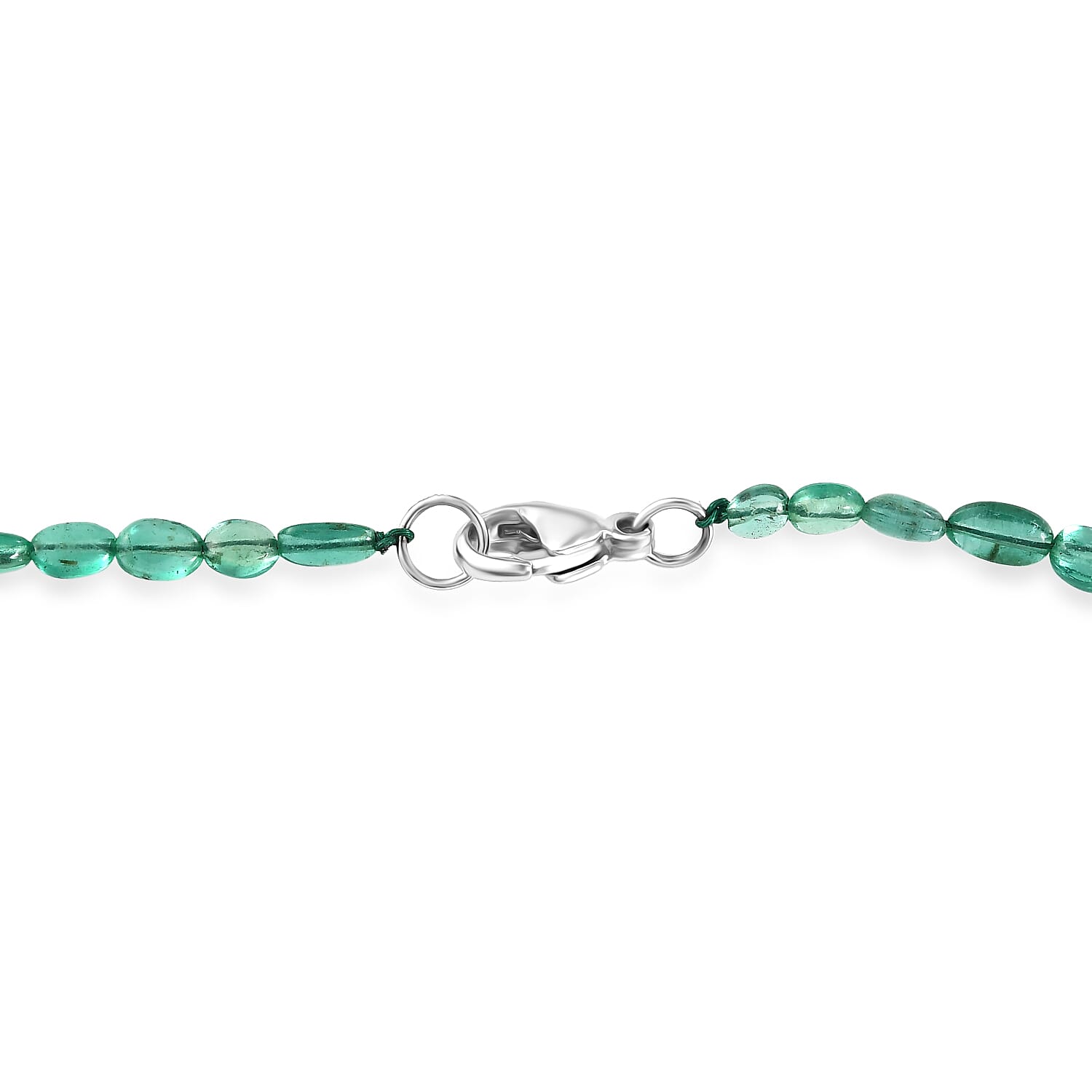 Rhapsody AAAA Kagem Zambian Emerald 45.00 ctw Necklace in 950 Platinum 18 Inches