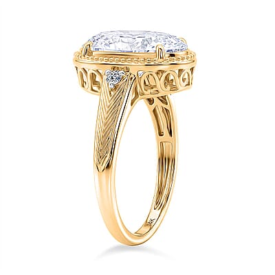 IGI Certified Luxuriant Lab Grown Diamond G VS 5.00 ctw Ring in 14K Yellow Gold (Size 7.5)