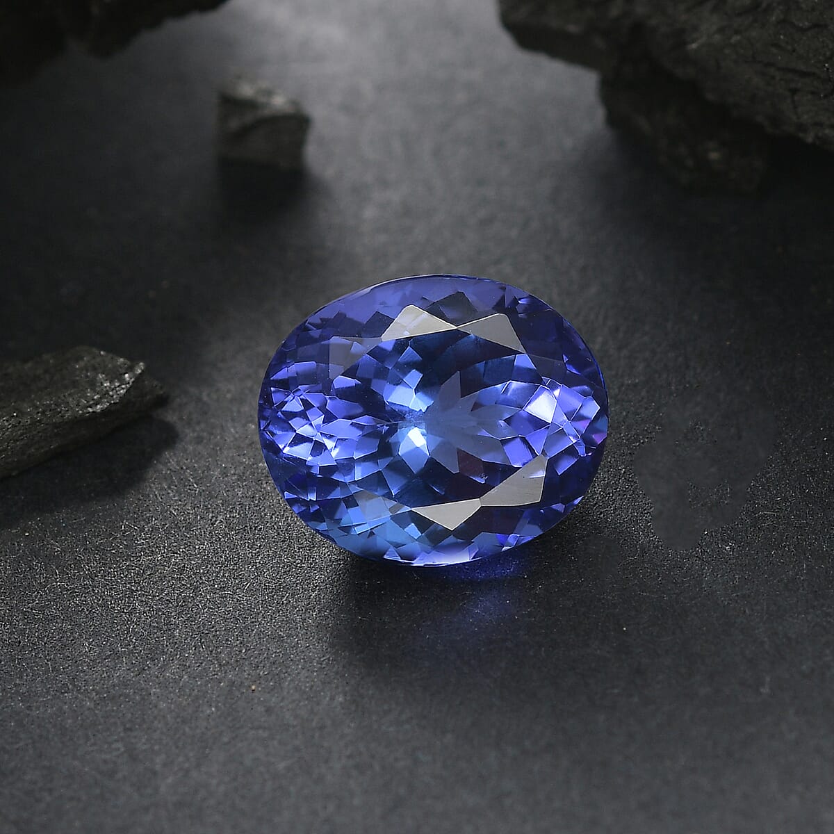 AAA Tanzanite (Ovl 12x10 mm) 5.58 ctw image number 1