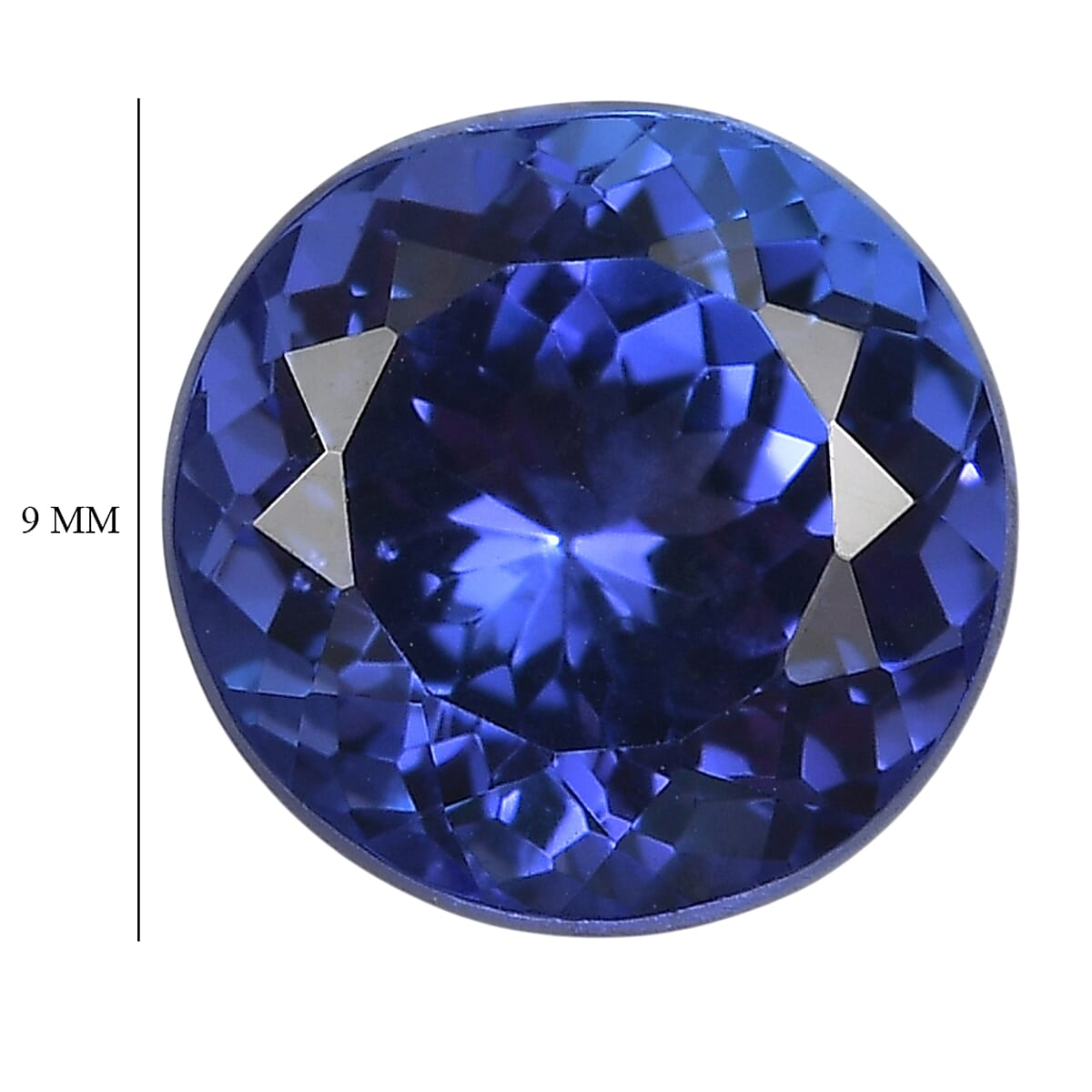AAA Tanzanite (Rnd 9 mm) 3.90 ctw image number 4